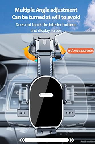 [2023 Надградена верзија] Телефонски монтирање за автомобил Универзален автомобил без раце за табла за шофершајбната за ветровит воздух