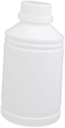 X-Ree 17oz HDPE пластична бела полнење тесна уста течноста за складирање на течности (Frasco de Botella de Almacenamiento de Cosa de Boca Estrecha Rellena de Plástico Blanc-O HDPE de 17 oz