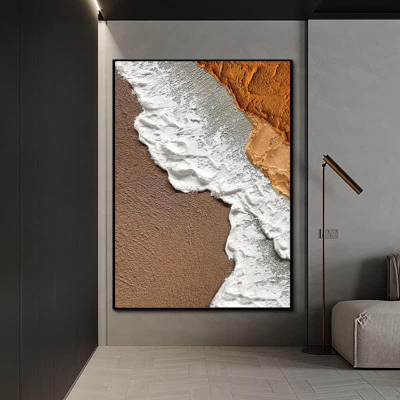 Сликарство за декорација на модерно апстрактно влегување, сликање со рачно насликан песочен камен, коридор, дневна соба позадина wallид што виси сликање