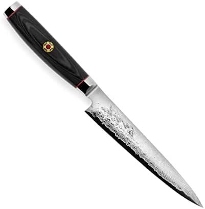 Енсо СГ2 Комунални Нож-Направени Во Јапонија - 101 Слој Нерѓосувачки Дамаск, 6
