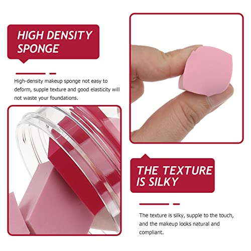 Solustre Makeup Sponge Sponge Sponge Makeup Shilpending Sponge 15pcs шминка за шминка блендер сунѓери за еднократна употреба за