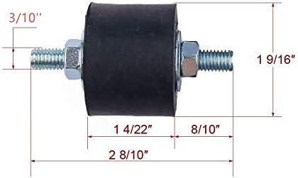 LBG производи гумени столпчиња за амортизери за анти-вибрации на анти-вибрации за мини-пумпи за топлина / вода, воздушни компресори, гаражен