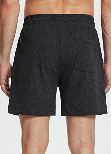 Атлетски шорцеви од балаф 5,5 Атлетски шорцеви летни обични пот, пижама салон за џогер за вежбање, кратки панталони со џебови