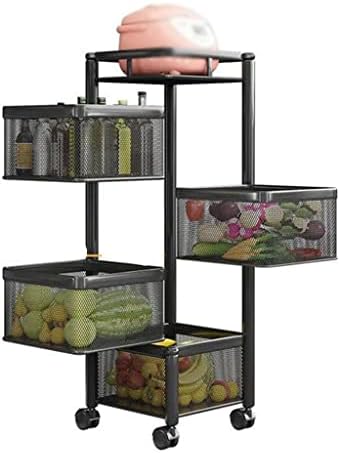 Jydqm повеќеслојни кујнски решетки за складирање на решетки за зеленчук и овошје, мултифункционална решетка за складирање на кујна