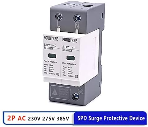 Akde 2p AC SPD Surge Protection 10〜20KA /20〜40KA /30KA〜60KA HOUSE MOVESTAR PRESSION