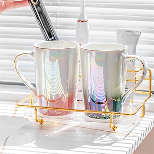 Луко -уста чаша дома двојка четкање чаша керамички миење чаша сет решетката за четки за заби
