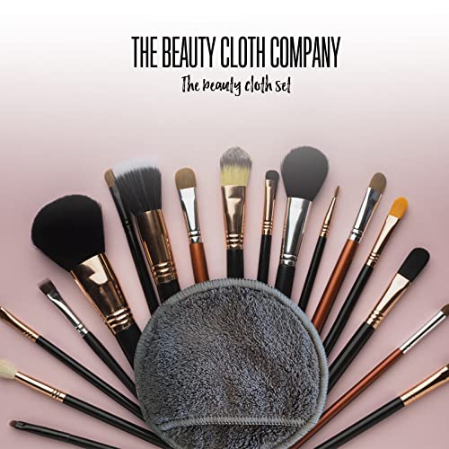 Beautyclothco Нејасни Влошки За Отстранување Шминка Од Микрофибер-Вклучува 10 Влошки за Лице За Повеќекратна Употреба &засилувач;