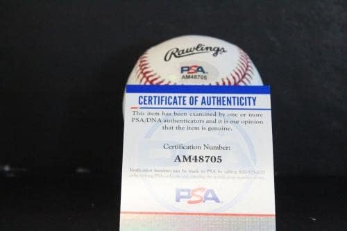 Лу Брок потпиша бејзбол автограм автограм автограм PSA/DNA AM48705 - Автограмирани бејзбол