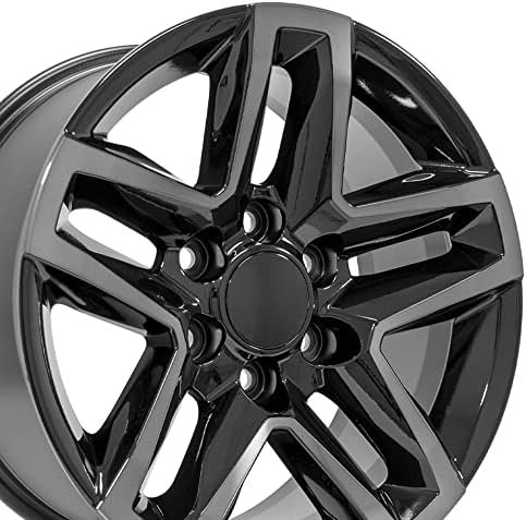 ОЕ Wheels LLC 18 инчи бандажи одговара на Chevy Silverado 1500 Trail Boss Tinted Black Machined 18x8.5