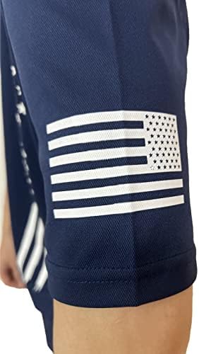 Куфорес Машка 1776 година Американско патриотско знаме Брзо сув маица со кратки ракави