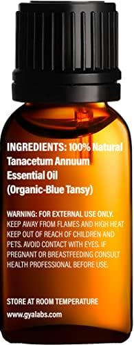 Органско сино есенцијално масло за есенцијално масло за кожа и бергамот за раст на коса