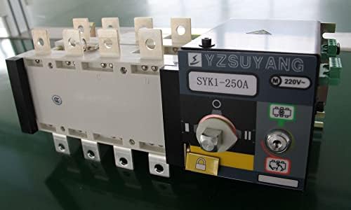 250A SYK1-250A 4P SUYANG ATS WORK 440V POWER 220V DUAL POWER AUTOMATIC SWITCH SWITCH Автоматски почетен систем