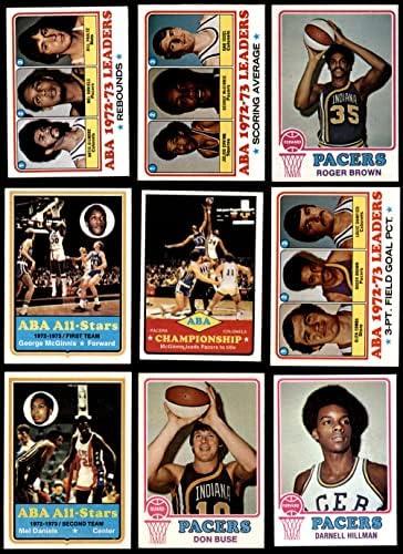 1973-74 Топс Индијана Пејсерс Речиси Комплетен Тим Постави ИНДИЈАНА Пејсерс ЕКС / МТ+ Пејсерс