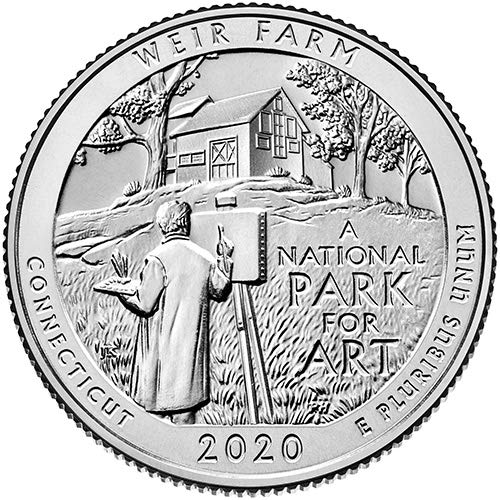2020 СТР Бу Веир Фарма Конектикат Национален Парк Нп Квартал Избор Нециркулирана Американска Нане