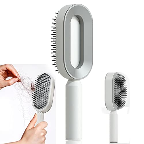 2023 само чистење четка за коса со еден клуч чистење за губење на косата 3D перница за воздух перница масиво четка за масажа