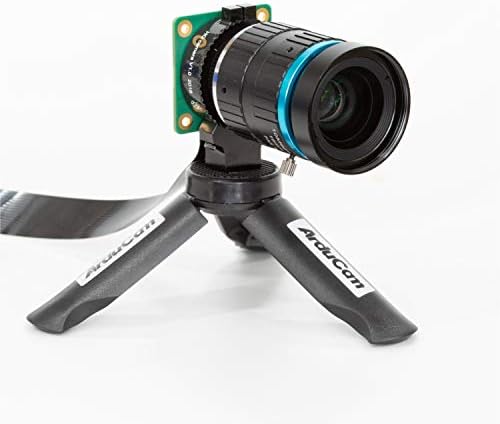 Леќи за монтирање на Arducam C за 12MP IMX477 Raspberry PI HQ камера, фокусна должина од 16 mm со адаптер C-CS ， Рачен фокус и прилагодување