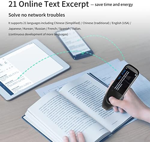 Xixian Текст до Скенер за говор, речници за превод Пен скенер за скенирање Текст за читање на уредот за преведувач на повеќејазичен скенер