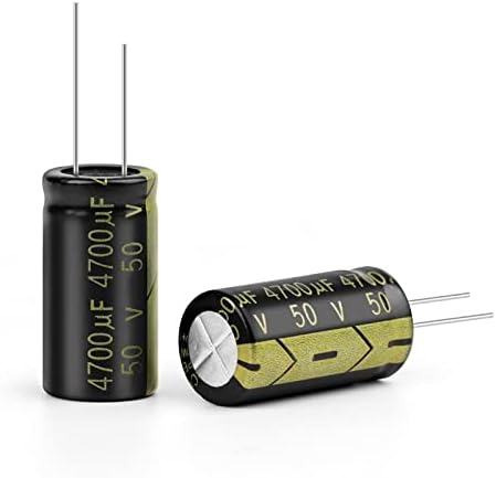 RFXCOM 10PCS Алуминиум Електролитски кондензатор 50V4700UF 18x35 со висока фреквенција ниска кондензатори на ниска отпорност на ESR