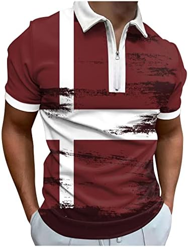 Xiloccer Најдобра кошула за кошула четвртина патент џемпер Проверете кошула за мажи Проверете ја кошулата Најдобри машки маички брендови летна мода