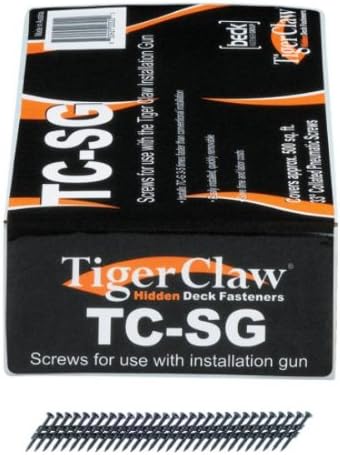 Пневматски гребени на тигар од тигар - 930 парчиња - обложен јаглероден челик - За употреба со пиштолот TigerClaw - 500 квадратни.