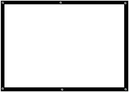 Екран за екранот на проекторот LMMDDP Едноставни анти-лесни завеси 16: 9 Преносен дома 3Д дигитален екран за проекција на завеси
