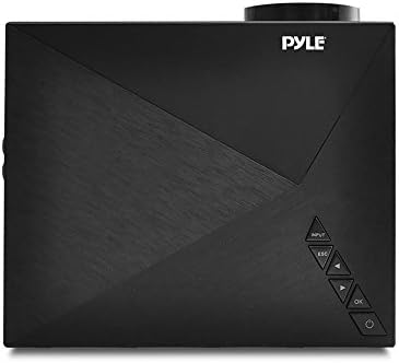 Pyle Mini Video Projector 1080p Full HD Multimedia LED кино систем за домашно кино, презентации на канцелариски конференции w/ keystone