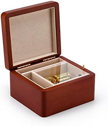 Едноставна Дрвена 23 Забелешка Кутија За Накит За Ситна Музика-Зборувајте Тивко Љубов