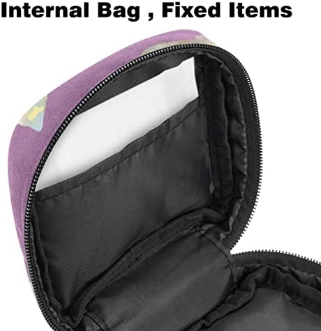 Пеперутка со торбичка за виолетова период, торби за периоди за тинејџери, санитарна торба за складирање на салфетка за женски производи
