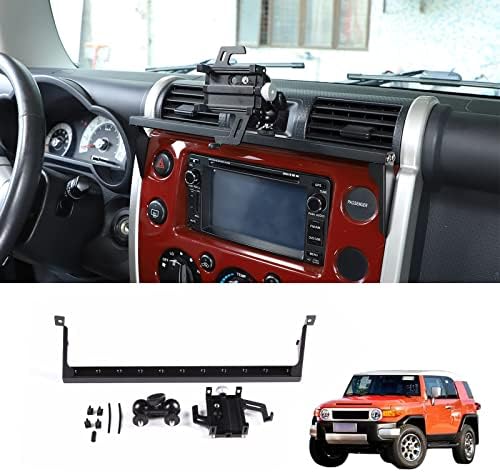 LLKUANG CAR Instrument Panel Track Track Mobile Thone Trim Trim for Toyota FJ Cruiser 2007-2021 Централен контролен воздушен