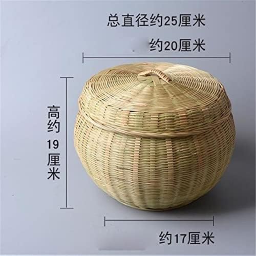 N/A Woten Bamboo Basket Cashter Cashter Cashter Hander Basket Basket Basket Couthter Couthter (боја: А, големина