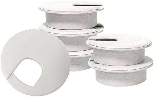 Welwik 6pcs 1-3 / 8inch / 35mm Флексибилна жица гума од гума, гром, кабелски кабел, за биро и други мебел, жица за покривање кабел за управување со кабел, организатор на кабел, сив?