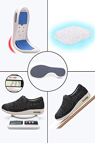 Чевли со широка ширина на женски STRYWOIK - Одење прилагодливи широки удобности чевли за дијабетес за дијабетичар едем плантарна фасцитис буниони Артритис отечени ноз