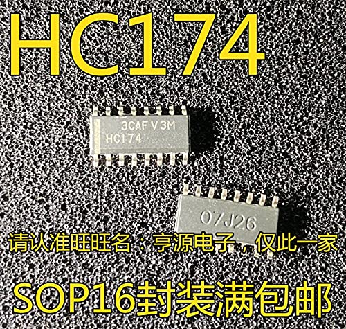 10 парчиња SN74HC174 SN74HC174DR HC174