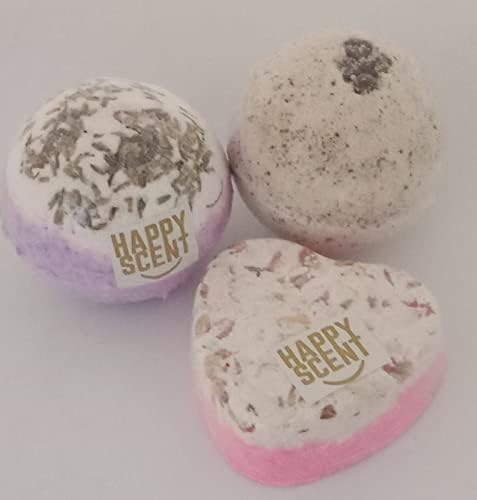 Среќни мириси - бомби за бања x 2 пакува 200g секоја, навлажнувачки бања и релаксирачки мириси