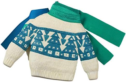 Hallmark Keepsake Christmas Ornament 2020 Годишен датум, донесете ги џемперите за снег тато и син кои одговараат на џемпери