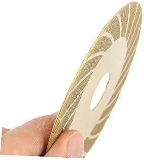 X-gree 100mm диа стаклена бетонска дијамантско полирање на тркалото за сечење златен тон (диско де rueda de corte de pulido de diamante de