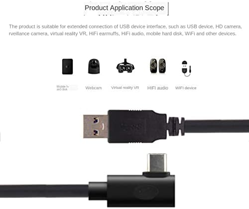 Fslove FANGSHUILIN Одговара ЗА OCULUS Линк USB-C Steam VR Потрагата/2 Тип-C 3.1 Кабел За Податоци, Лактот Може да Се Избере 3m5m8m8m