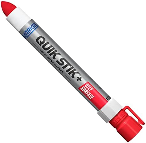 Марк 28883-Quik+ Stik мрсна површина со цврста боја маркер за обележување на мрсна, влажна, суво, мазни и груби површини, копче за