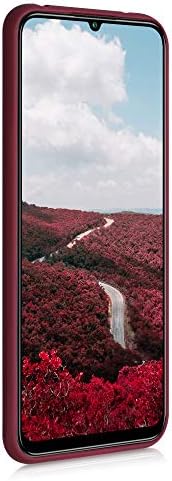 Kwmobile Случај Компатибилен Со Xiaomi Mi 10 Lite-Случај Во Мека Мат Финиш TPU Со Заштита На Камерата-Караница Црвена