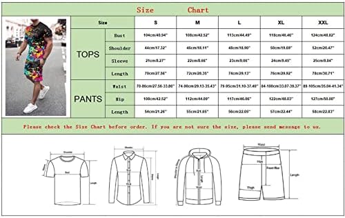 Бмисегм Мажите Одговараат На Мажите Пролет Лето Одговараат На Плажа Краток Ракав Печатени Кошула Краток Сет 2 Парче Кошула Панталони Во Собата Со Џеб