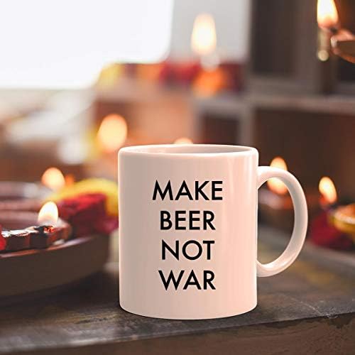 Маица за подароци за пиво чаша чаша - направете пиво не воено занаетчиско пиво шега смешни подароци - чаши чаши за кафе чаши