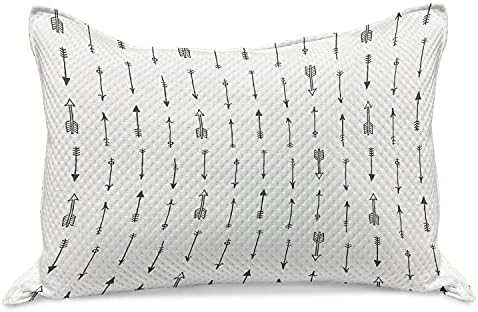Лунарливи стрели плетени ватенка перници, ретро стил на стил на ретро стил, со боемска форма, печатење, стандардна покривка за перница