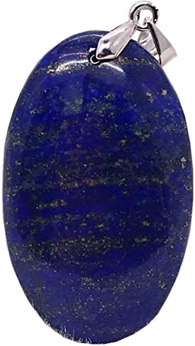 Природен кралски сино лапс лазули камен редок накит за приврзоци за лапс за жена маж loveубов богатство среќа подарок кристал 35x21x8mm