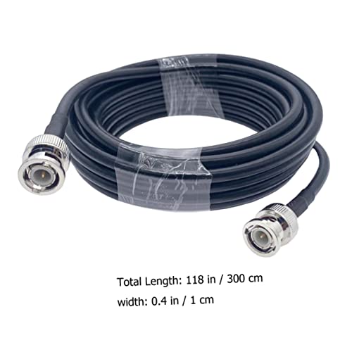 Parliky BNC јавна линија Crimp конектори Коаксијален кабел коаксијален кабел конектори BNC машки до машки кабел RG58 Аудио кабел