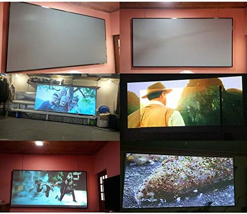 KJHD ZYZMH 60 84 100 120 133INCH HD Projector Screen ERECHER BIGE осветленост Рефлексивна ткаенина за ткаенина Проекција против светлосен