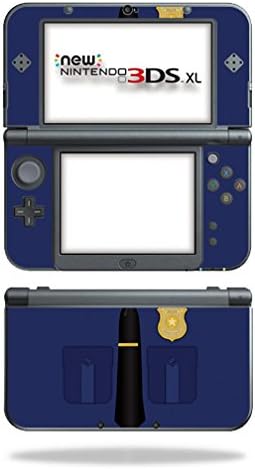 MOINYSKINS кожата компатибилна со Nintendo 3DS XL - полицаец | Заштитна, издржлива и уникатна обвивка за винил декларална обвивка | Лесен за примена, отстранување и промена на с?