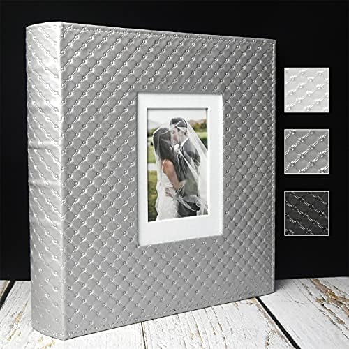Фото албум Fazhongfa Photo Books For 4x6 слики со голем капацитет свадбени албуми држат 500 фотографии за семејни пар Мемории