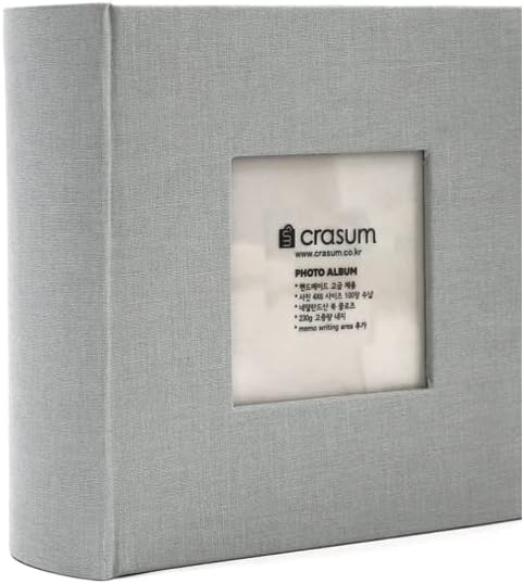 Crasum - Обезбеден албум на рамка за ткаенини 4x6 200 џебови | 2-на-u-up џебен албум