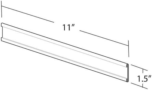 Азар прикажува 199606 11-инчен ширина од 1,5-инчен висина лепило за грб, 10-пакет