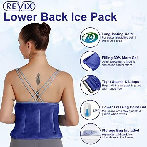 Студениот пакет со гел за реикс за долниот дел на грбот и мразот за рамената на вратот, олеснување на болката во грбот